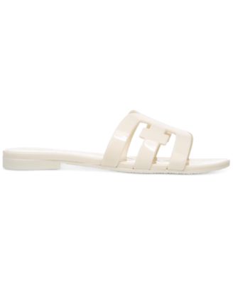 Women's Bay Logo Emblem Jelly Slide Sandals