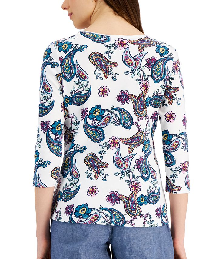 macy's karen scott petites tops
