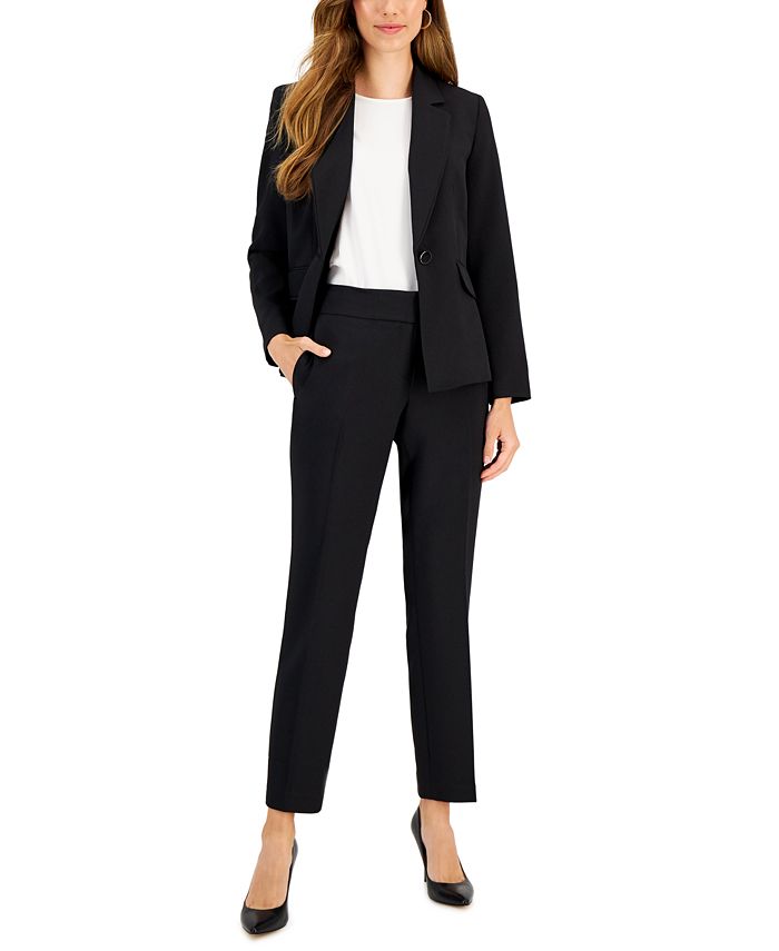 Le Suit Women's Seamed Blazer Pantsuit, Regular & Petite Sizes - Macy's