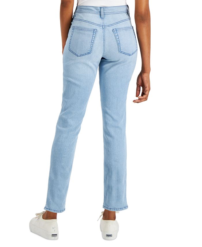 Style & Co Petite Mid Rise Slim-Leg Jeans, Created for Macy's & Reviews ...