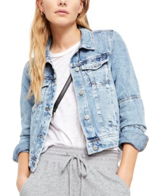 Macys orders free people denim jacket