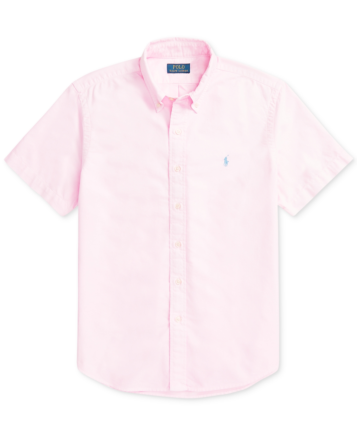Polo Ralph Lauren Garment-dyed Oxford Shirt In Carmel Pink