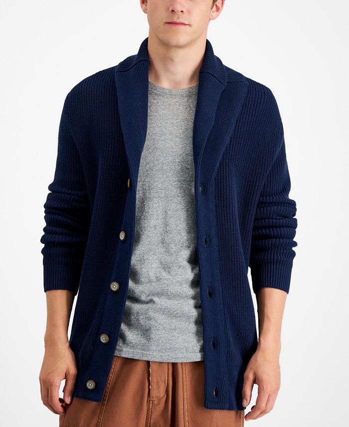 Sun + Stone Men's Alvin Cardigan Sweater, Created for Macy's & Reviews ...
