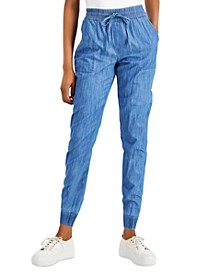 Petite Cotton Jogger Pants, Created for Macy's