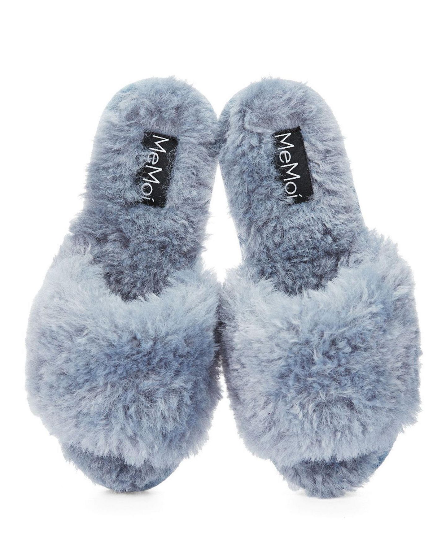 Женские тапочки MeMoi Jacqueline Plush Slippers, цвет: Джинсовый — фото 2