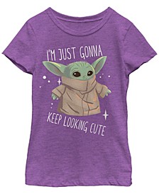 Big Girls Star Wars Mandalorian Still Cute T-shirt