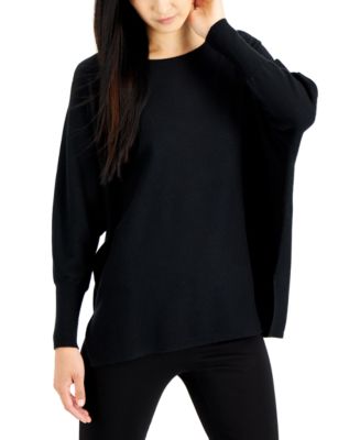 Alfani Women's Dropped Shoulder Turtleneck Red Size X-Small
