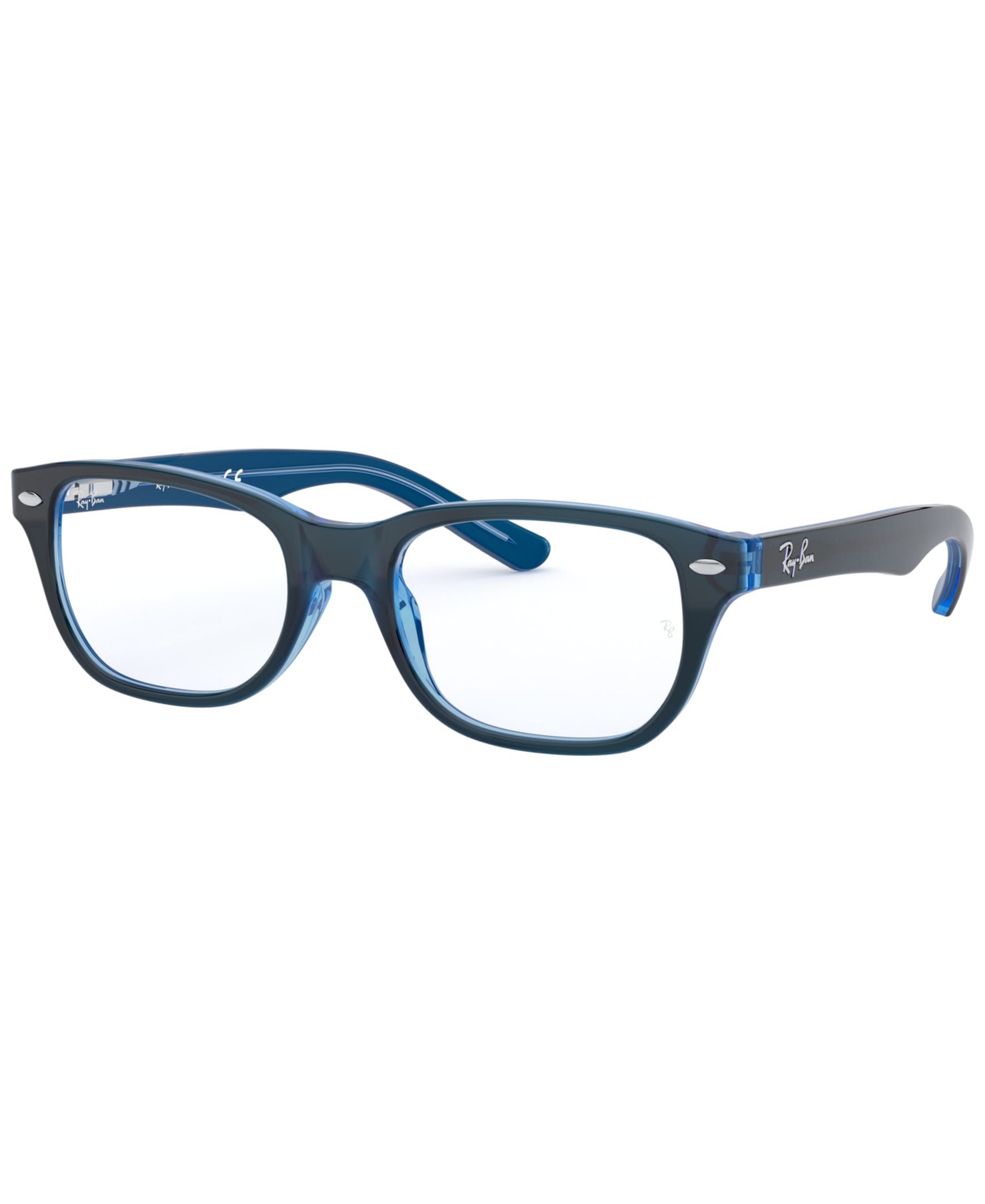 Ray-ban Jr Ry1555 Child Square Eyeglasses In Blue