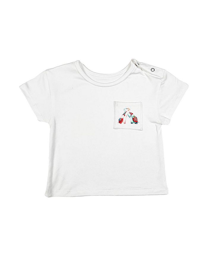 Mixed Up Clothing Baby Boys and Girls Short Sleeve Print Pocket T-shirt ...