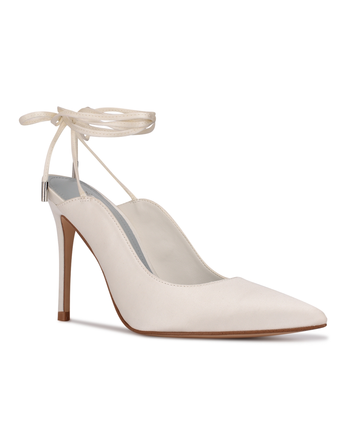 Nine West Women's Feya Bridal Ankle Wrap Dress Pumps Women's Shoes In