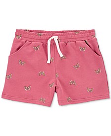 Big Girls Floral-Print French Terry Shorts