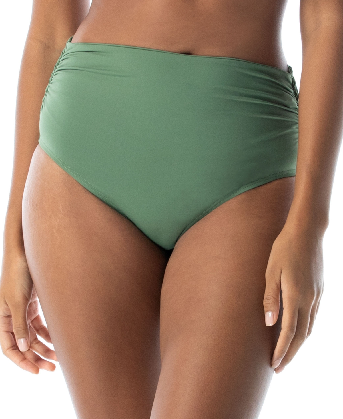 Coco Reef Impulse High-waist Bikini Bottoms Women's Swimsuit In Green