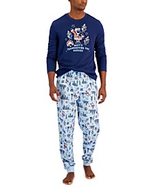 Matching Men's Macy's Thanksgiving Day Parade Mix It Pajama Set, Created for Macy's