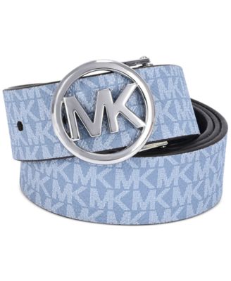 light blue designer belt