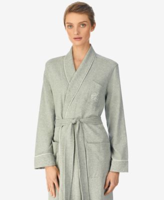 ralph lauren short shawl collar robe