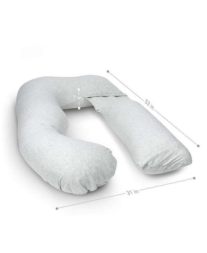 PharMeDoc UShape Cotton Full Body Pillow and Maternity Support