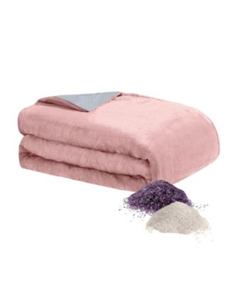 Crystal Reversible Cooling Blanket with Removable Cover, 48" x 72"