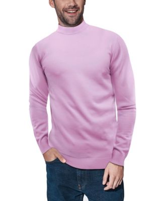Pink Turtleneck Men's Sweaters 