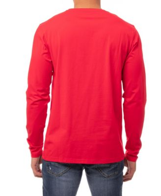 X RAY Men's Long Sleeve Henley T-Shirt