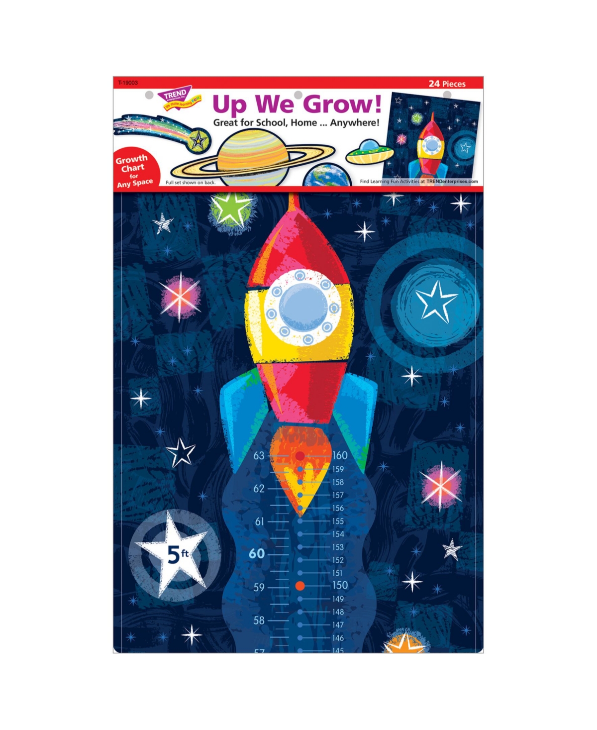 Shop Trend Enterprises Up We Grow Learning Set, 24 Pieces In Multi