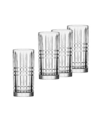 Faberge Crystal Highball Glasses set of 4 NIB – BG Gear Co