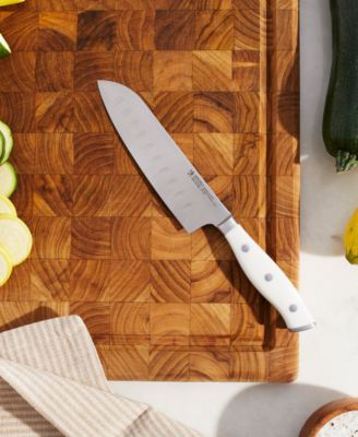 HENCKELS Forged Accent 5" Hollow Edge Santoku Knife with Handle