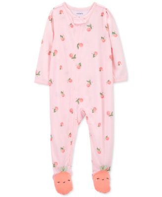 Carter's - Baby Girls Loose-Fit Footed Pajamas