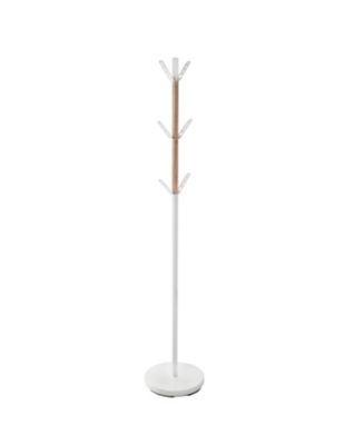 Modern Standing with Wood Accent Coat Rack - Macy's