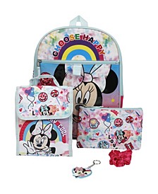 Minnie Mouse Backpack, 5 Piece Set