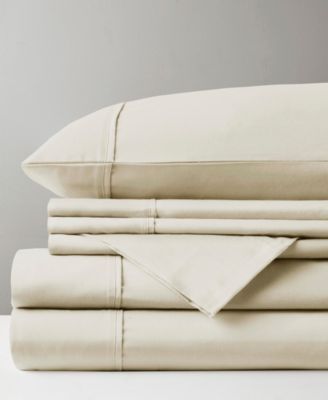 800 Thread Count Cotton Blend Sateen 6-Pc. Sheet Set, Queen