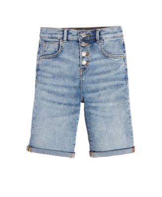 guess denim bermuda shorts