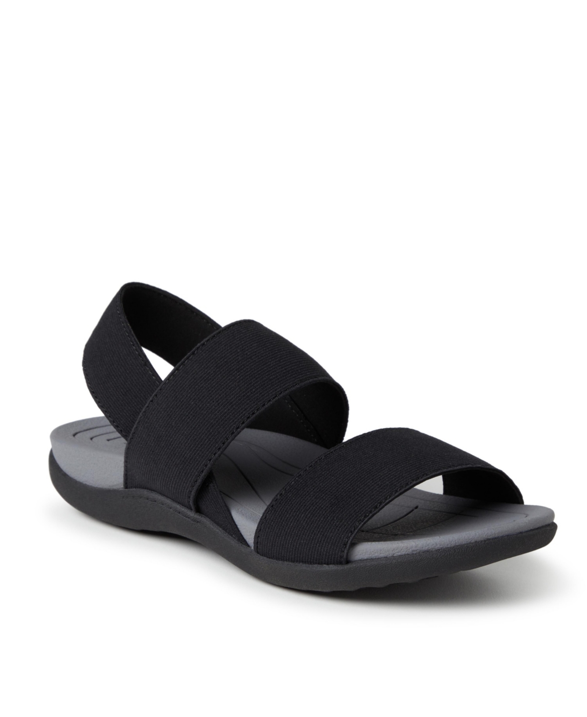 Original Comfort by Dearfoams Women's Sloane Back Strap Sandals - Black