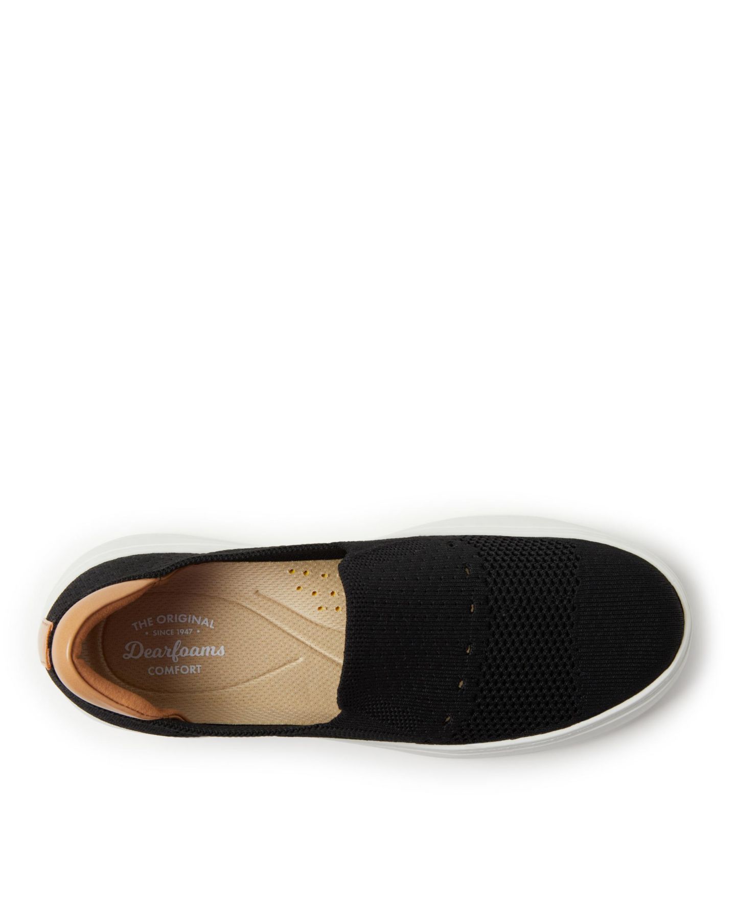 Женские кроссовки Dearfoams Sophie Slip-On, цвет: Чёрный — фото 3