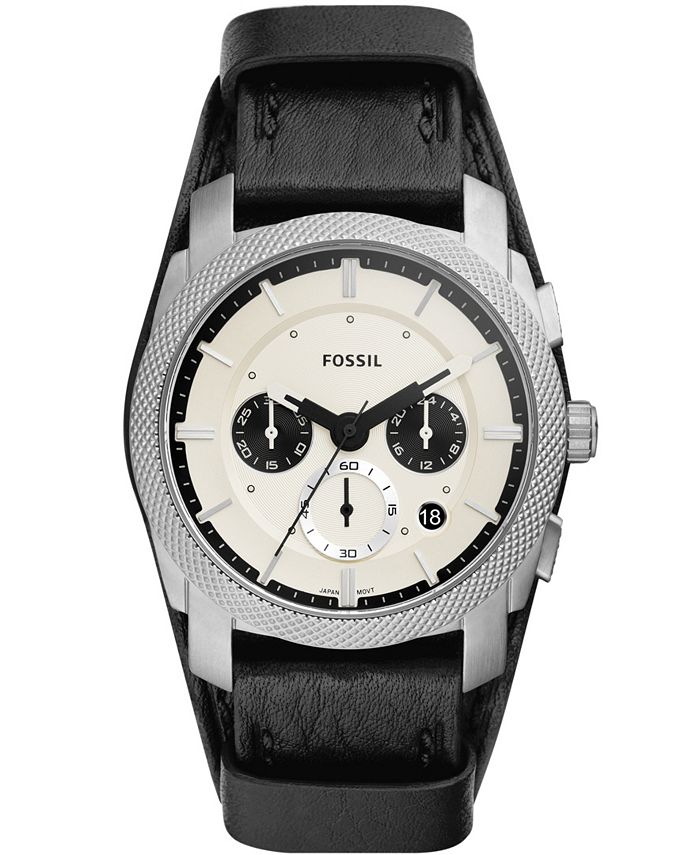 Fossil machine 2025 watch black