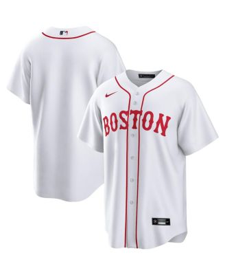 Men's Boston Red Sox Nike White Alternate Authentic Team Jersey