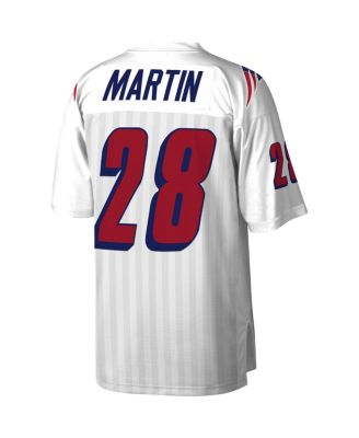 Men's Curtis Martin White New England Patriots 1995 Legacy Replica Jersey