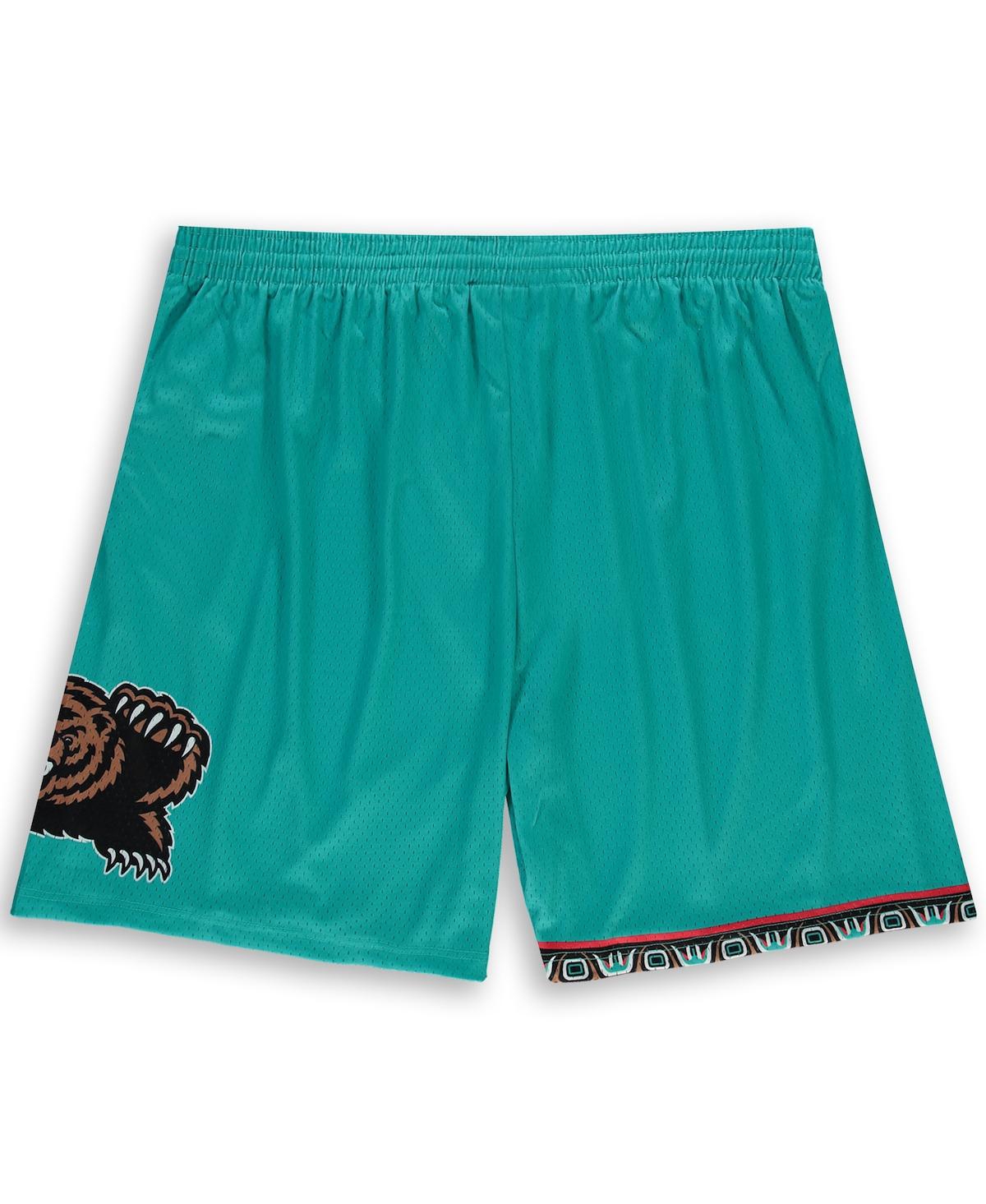 Mitchell & Ness Men's Mitchell Ness Turquoise Memphis Grizzlies Big Tall Hardwood Classics Team Swingman Shorts In Turquoise