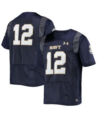 Under Armour Men's #12 Navy Navy Midshipmen Team Premier Football ...