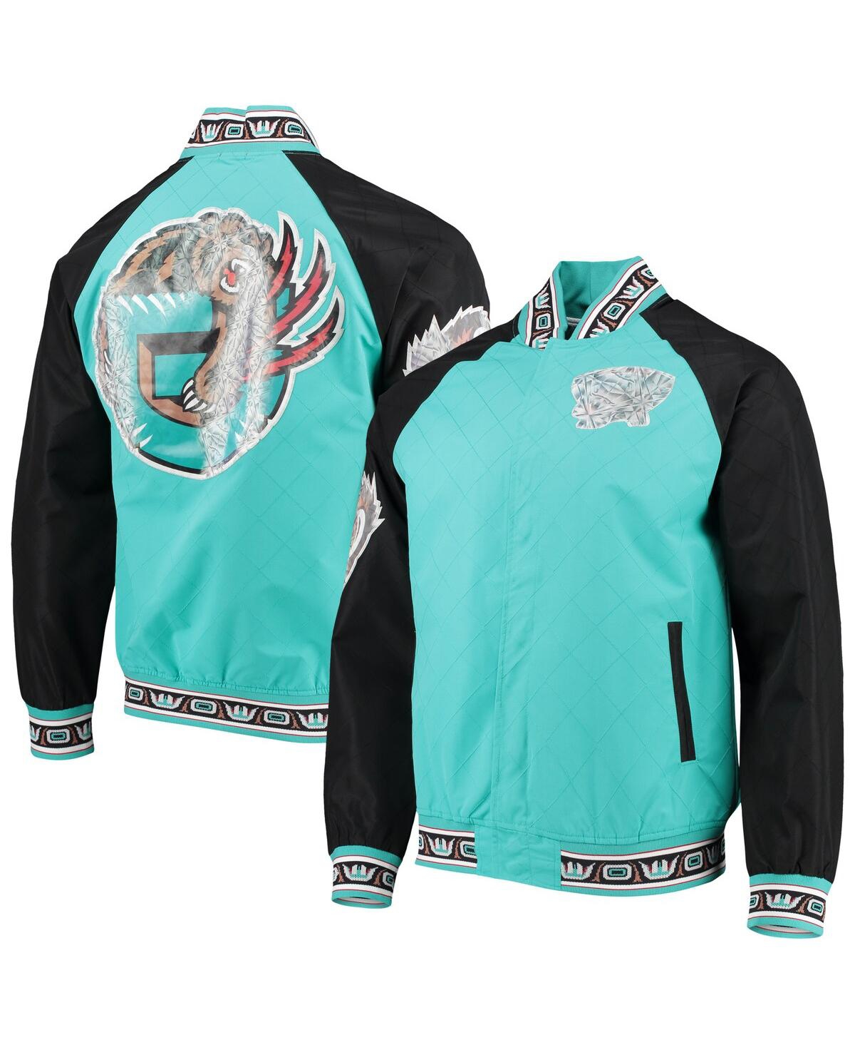 Mitchell & Ness Men's Vancouver Grizzlies Turquoise  Hardwood Classics 75th Anniversary Authentic War In Turquoise
