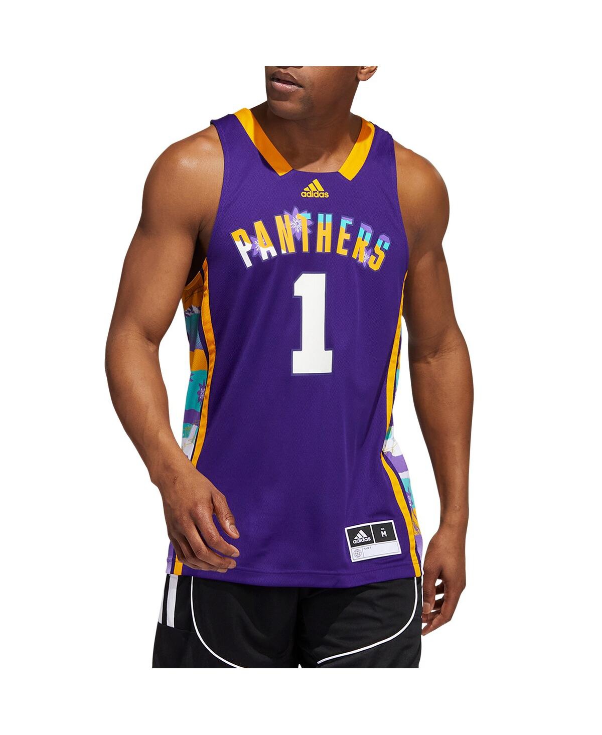Men's adidasPrairie View A&M Panthers Honoring Black Excellence Replica Basketball Jersey - Purple