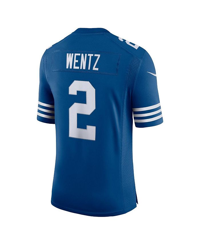 Nike Men s Carson Wentz Royal Indianapolis Colts Alternate Vapor Limited Jersey Macy s