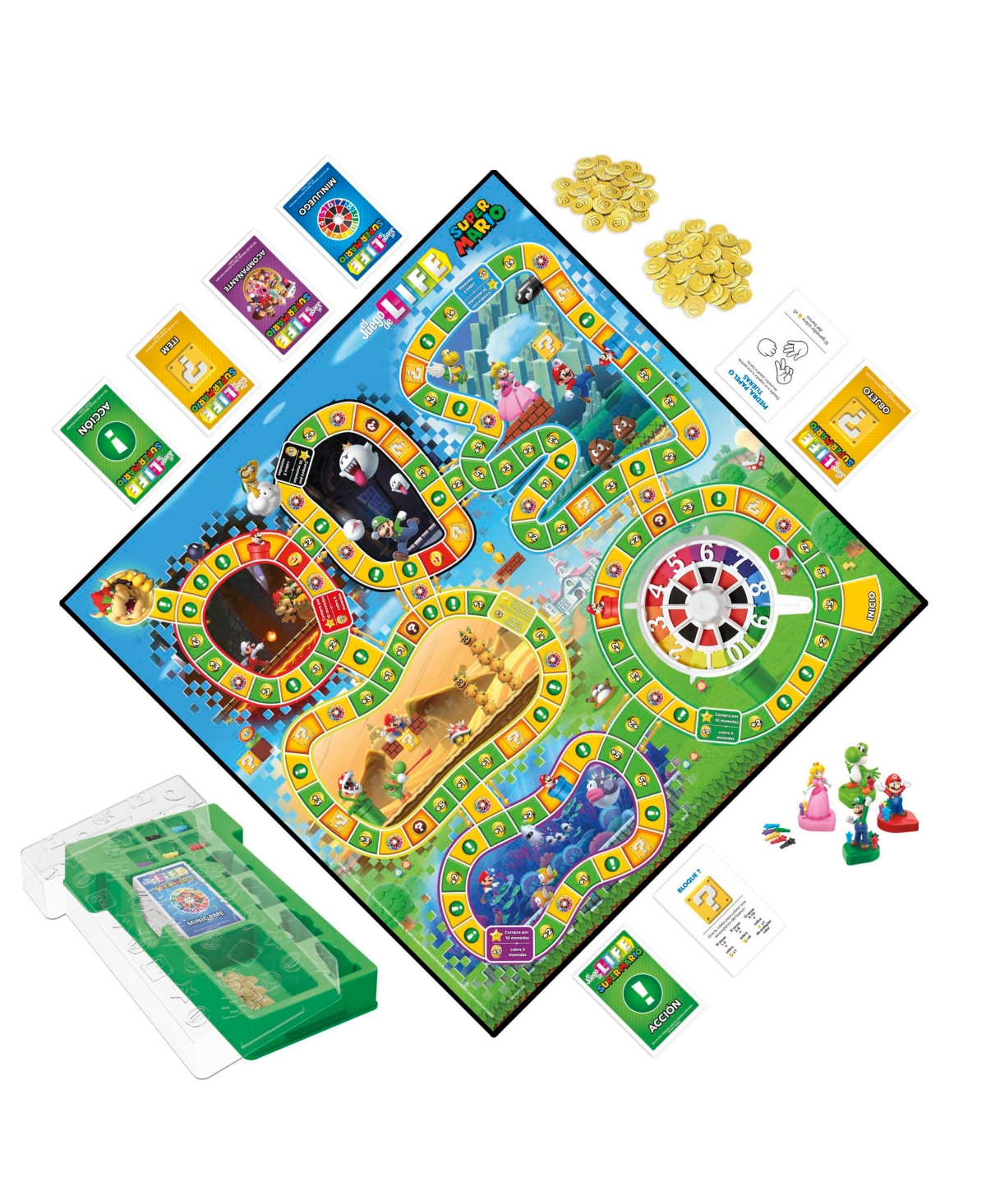 Hasbro Gaming Hasbro Game Of Life Super Mario In No Color