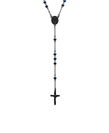 Men's Ion Plating Stainless Steel Rosary Necklace