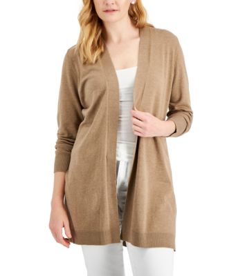 Karen Scott - Women's Open-Front Cardigan