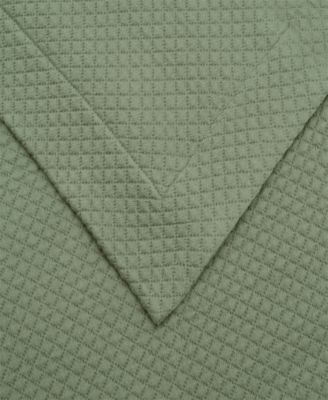 100% Cotton Diamond Solitaire All-Season 3-Piece Coverlet Set, Full