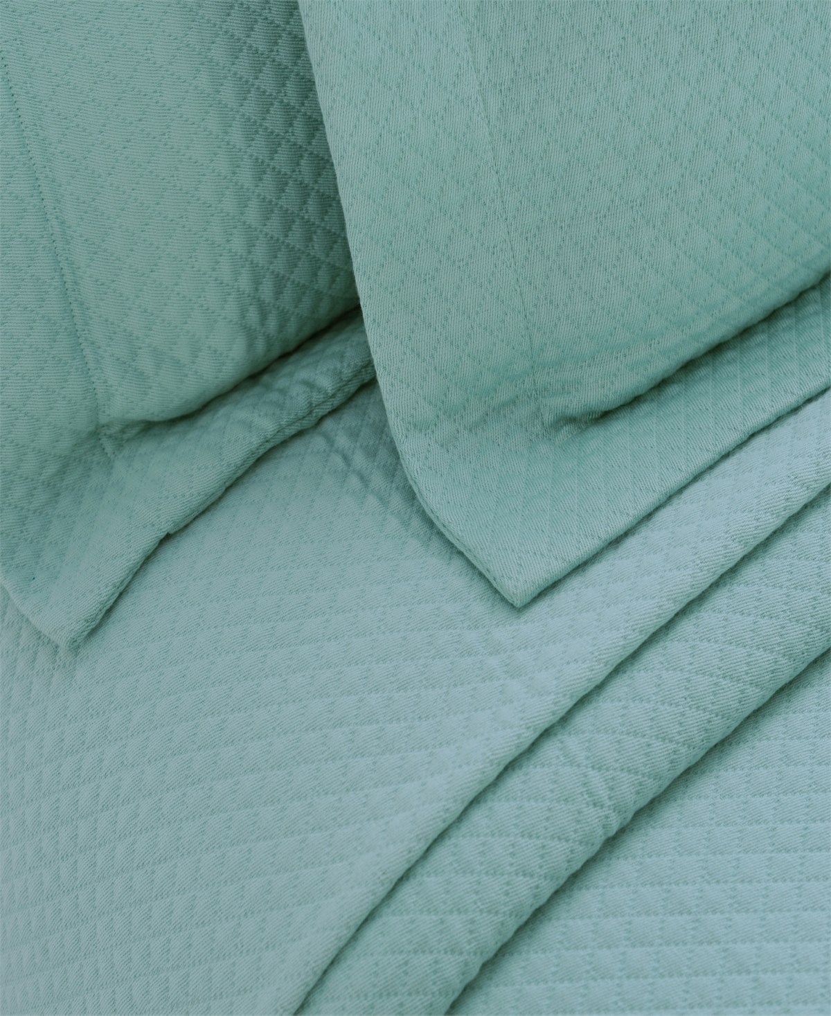 Superior 100% Cotton Diamond Solitaire All-Season -Piece Coverlet Set