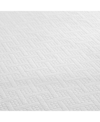 100% Cotton Basketweave Matelasse All-Season 3-piece Coverlet Set, Full