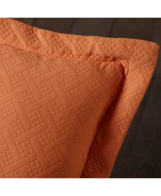 100% Cotton Basketweave Matelasse All-Season 3-piece Coverlet Set, King