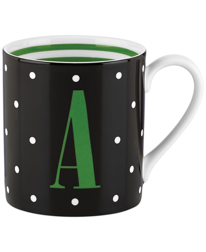 kate spade new york CLOSEOUT! Monogram Mug Collection & Reviews - Glassware  & Drinkware - Dining - Macy's