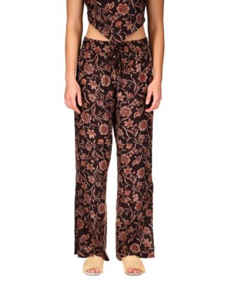 Sanctuary - Side Slit Wide-Leg Pants